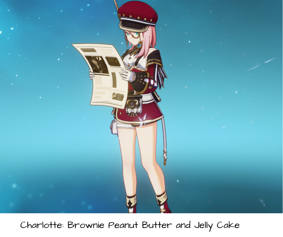 Charlotte- Brownie Peanut Butter and Jelly Cake