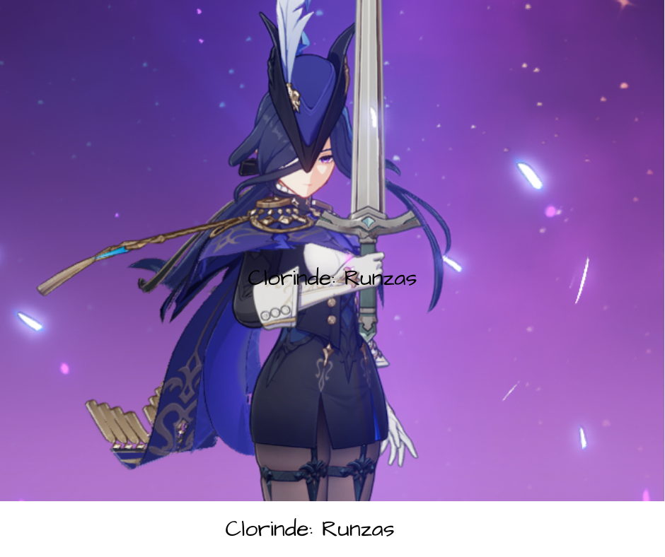 Clorinde: Runzas