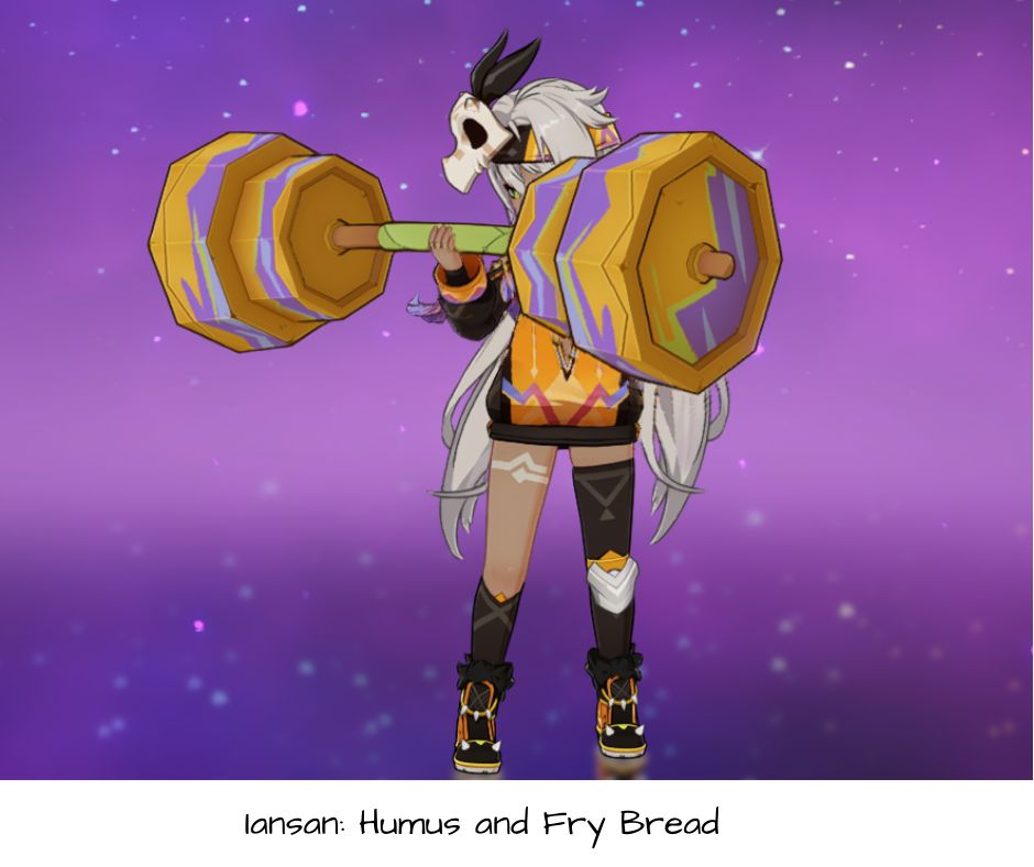 Iansan: Humus and Fry Bread